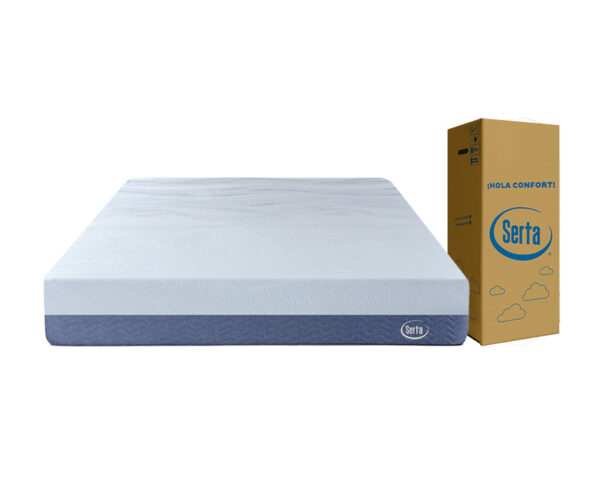 Colchon Serta Box Express Queen size 150x190 Espuma de Alta Densidad en Caja